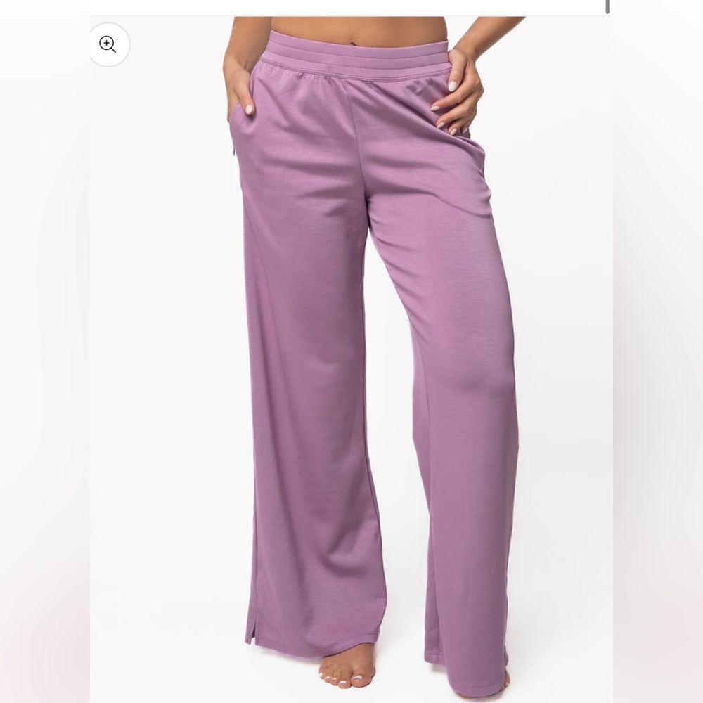Soft Scuba Wide Leg Pant Senita Athletics